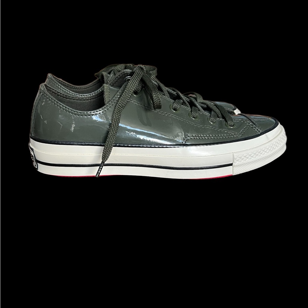 Converse Green Athletic Shoes Canvas Low-Top - Picture 5 of 8
